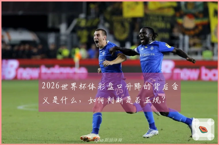 2026世界杯体彩盘口升降的背后含义是什么，如何判断是否正规？