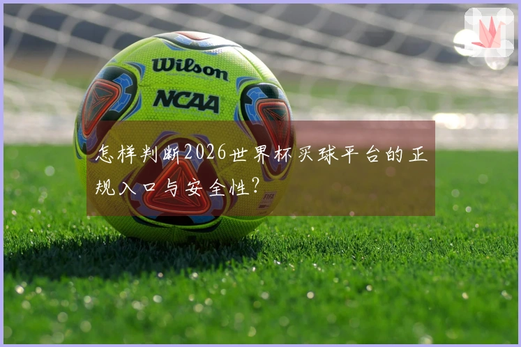 怎样判断2026世界杯买球平台的正规入口与安全性？
